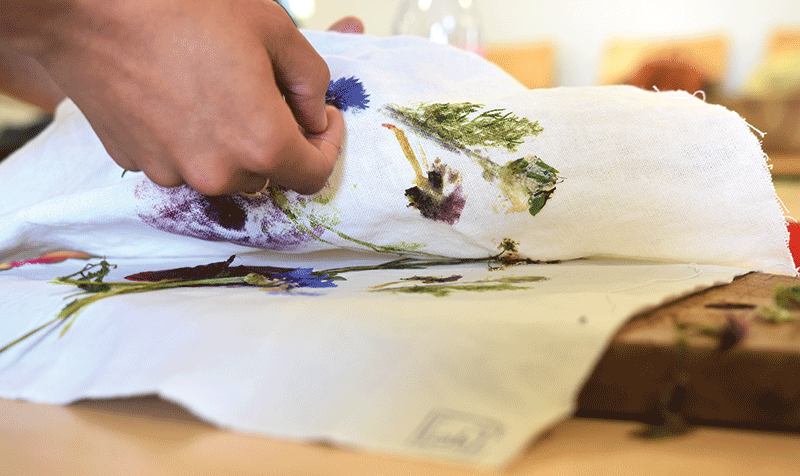 © Marilyn Brentegani Atelier création Tatakizomé