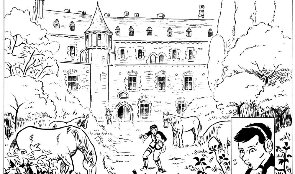 Planches de croquis "La voix des grèves" © Galien